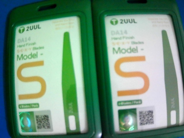 2uul DA14 Hand Finish Blades (Without Handel) 4 Blades/Pack_S Model