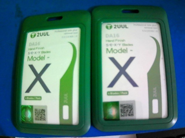 2uul DA14 Hand Finish Blades (Without Handel) 4 Blades/Pack_X Model