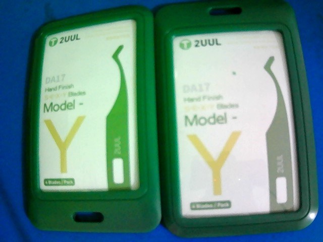 2uul DA14 Hand Finish Blades (Without Handel) 4 Blades/Pack_Y Model